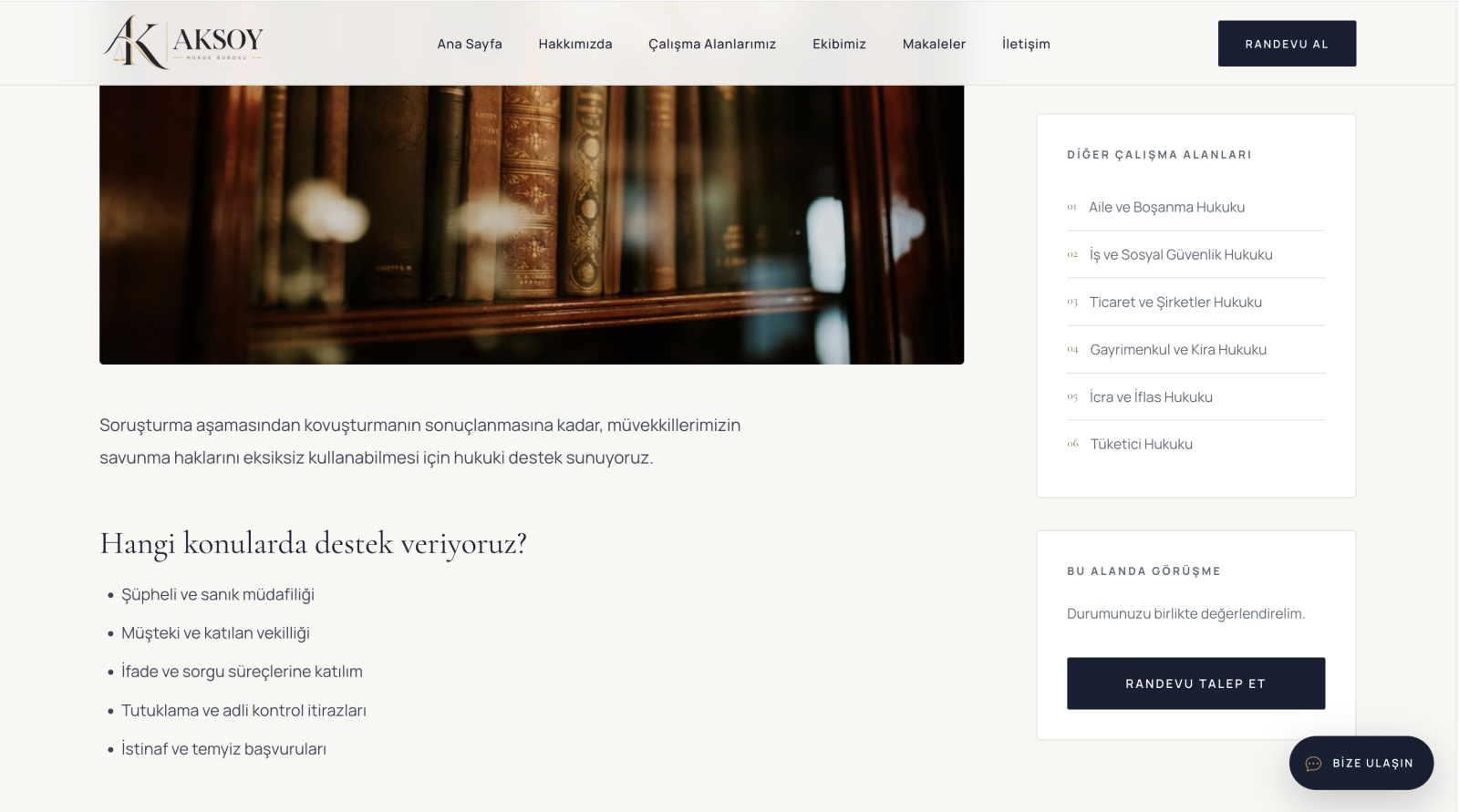 Hukuk Bürosu Web Scripti ekran görüntüsü 3