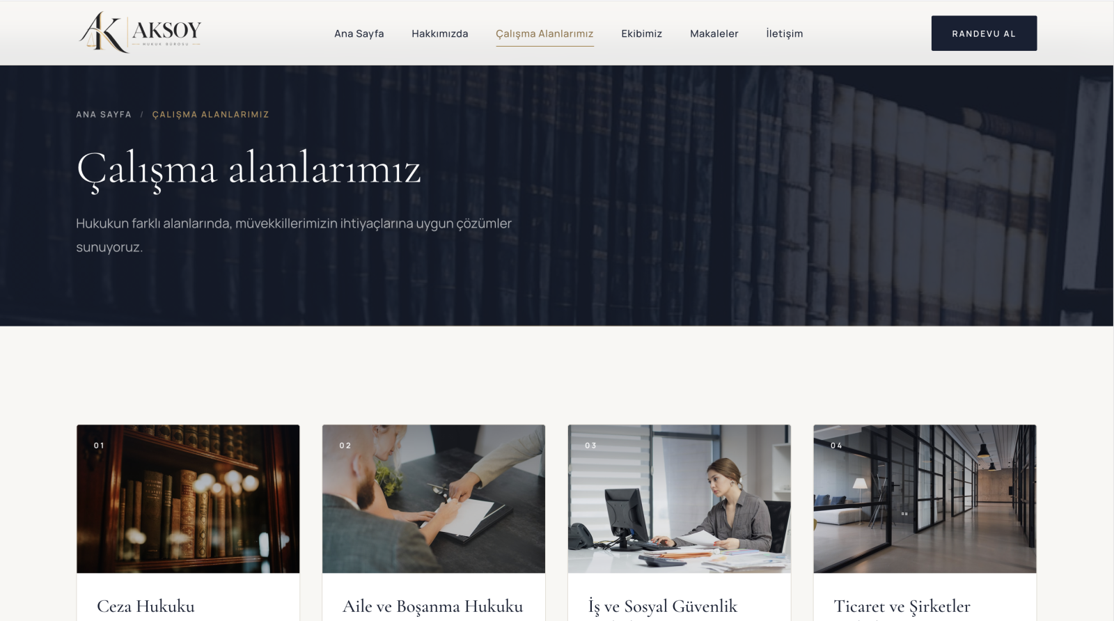 Hukuk Bürosu Web Scripti ekran görüntüsü 2
