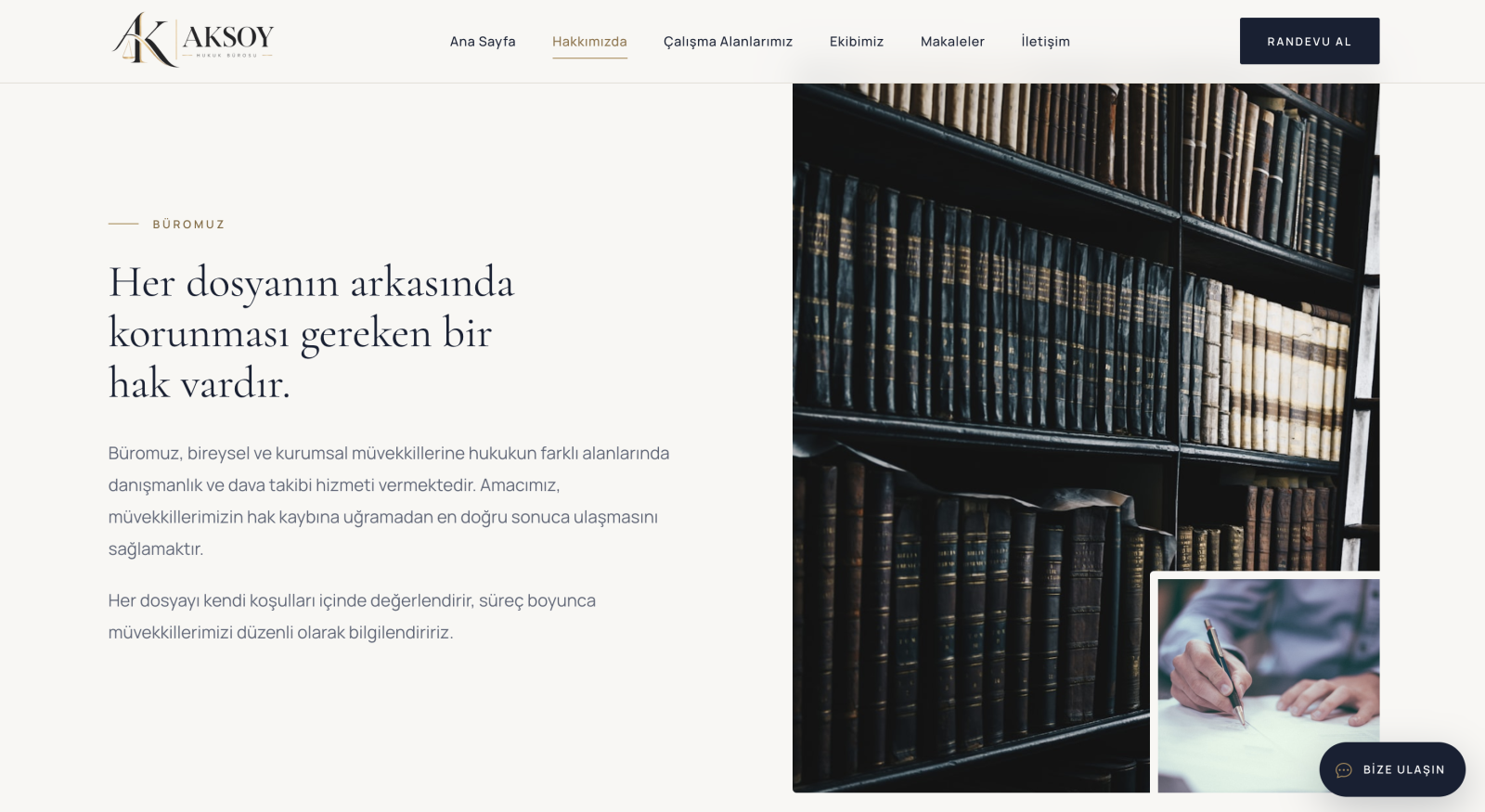 Hukuk Bürosu Web Scripti ekran görüntüsü 4