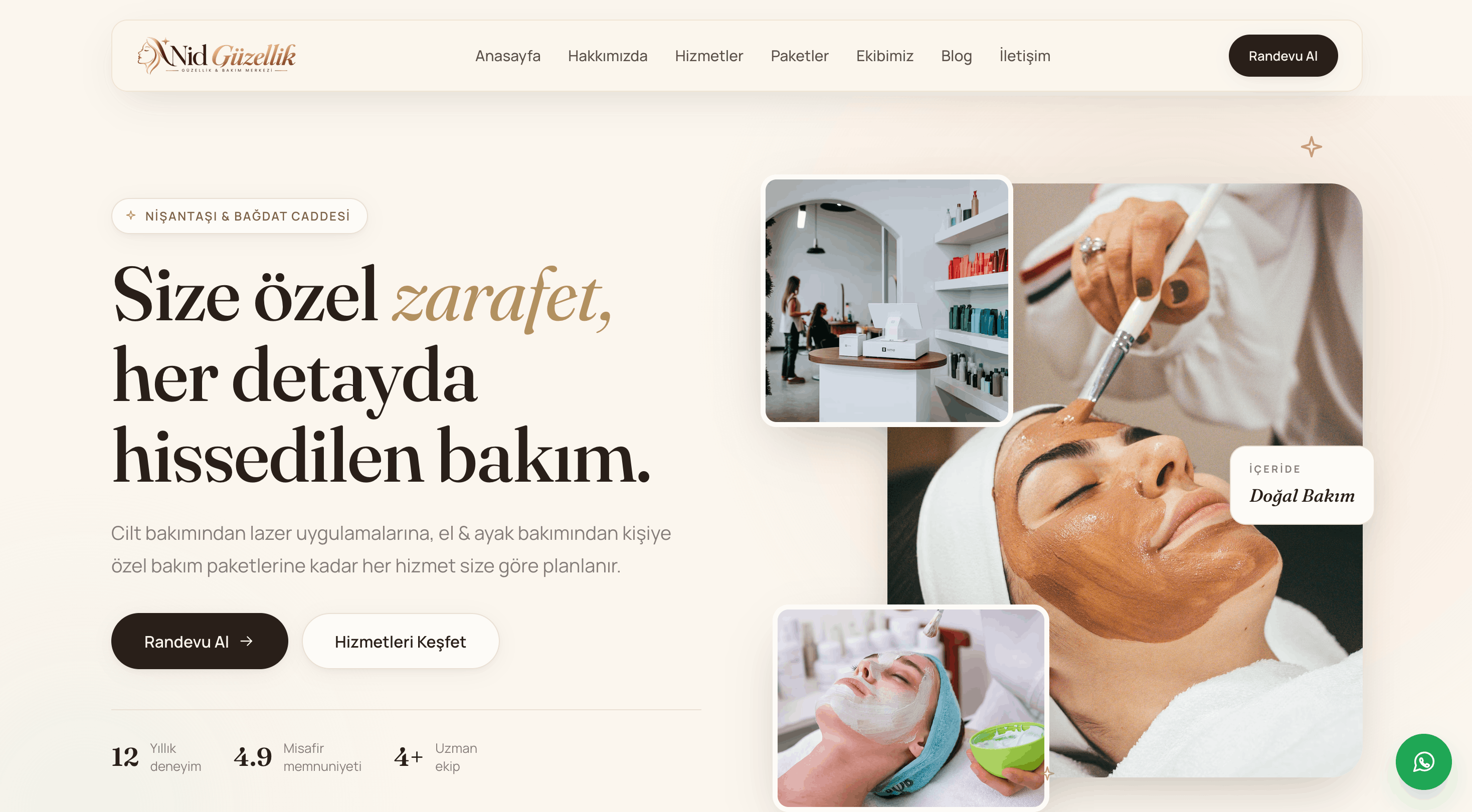 Güzellik Merkezi ve Randevu Scripti ekran görüntüsü
